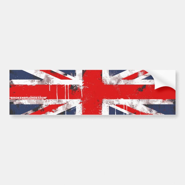 Union Jack - Bumper Sticker (Front)