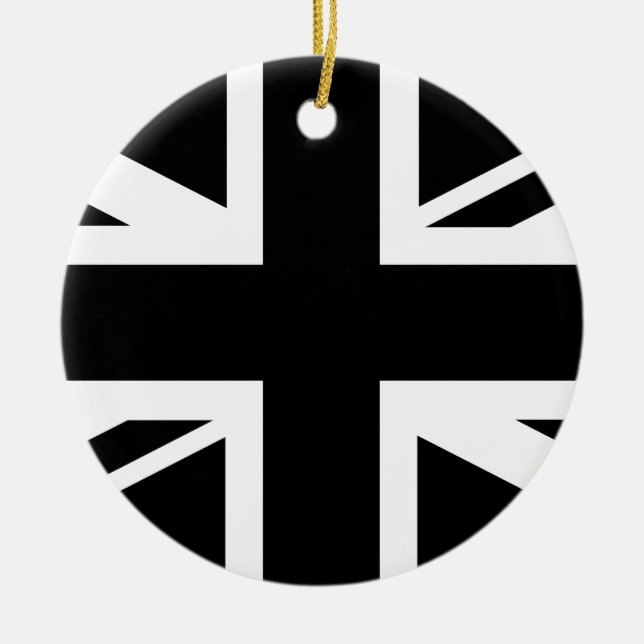 Union Jack Ceramic Ornament (Front)