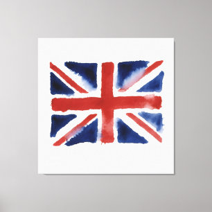 Union jack design canvas print