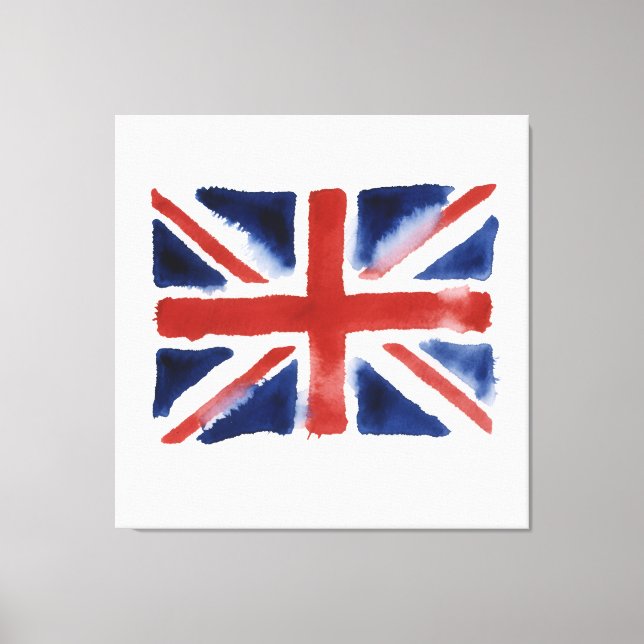 Union jack design canvas print (Front)