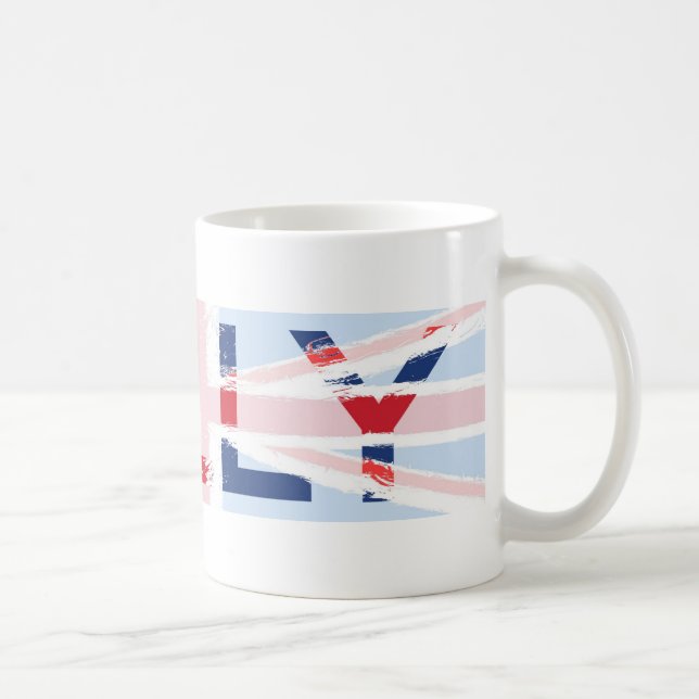 Union Jack design, Kelly Coffee Mug (Right)