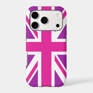 Union Jack/Drapeau rose et violet