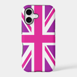 Union Jack/Drapeau rose et violet