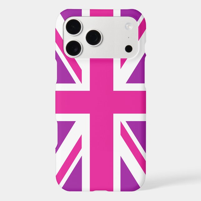 Union Jack/Drapeau rose et violet (Verso)