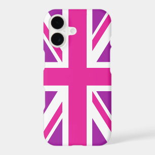 Union Jack/Drapeau rose et violet
