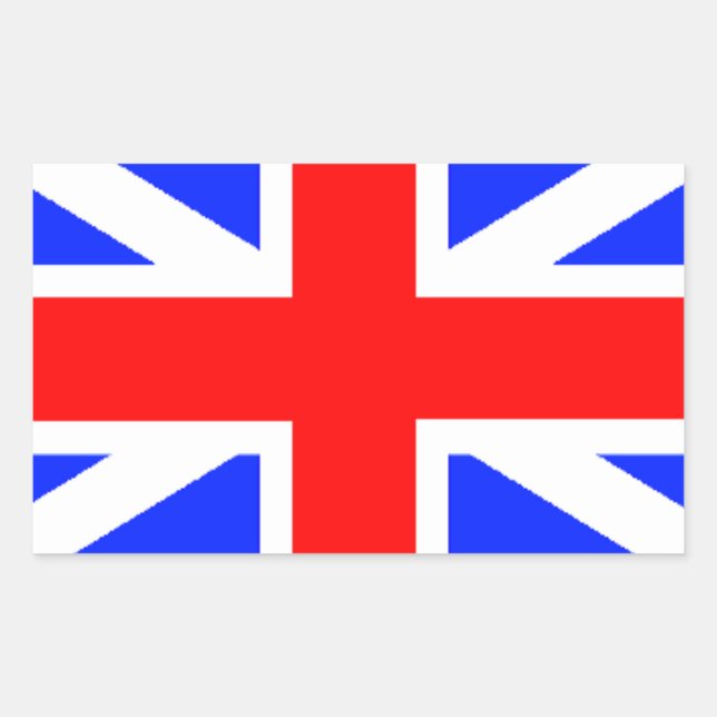Union Jack England colours stickers (Front)