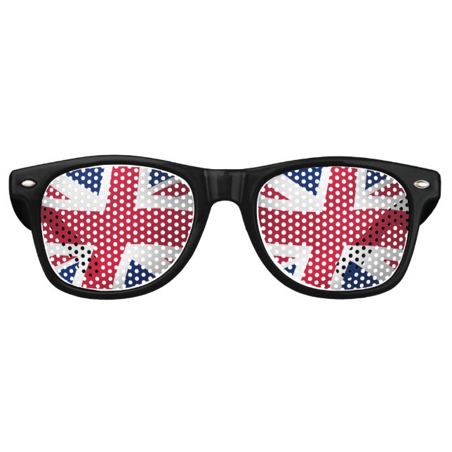 UNION JACK ENGLAND FLAG RETRO SUNGLASSES (Front)