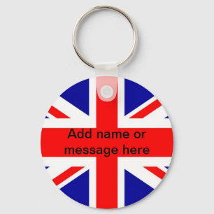 Union Jack  English flag British flag UK pom Keychain