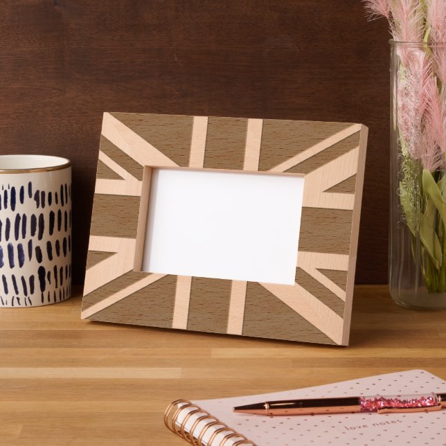 Union Jack Etched Frames (Left)