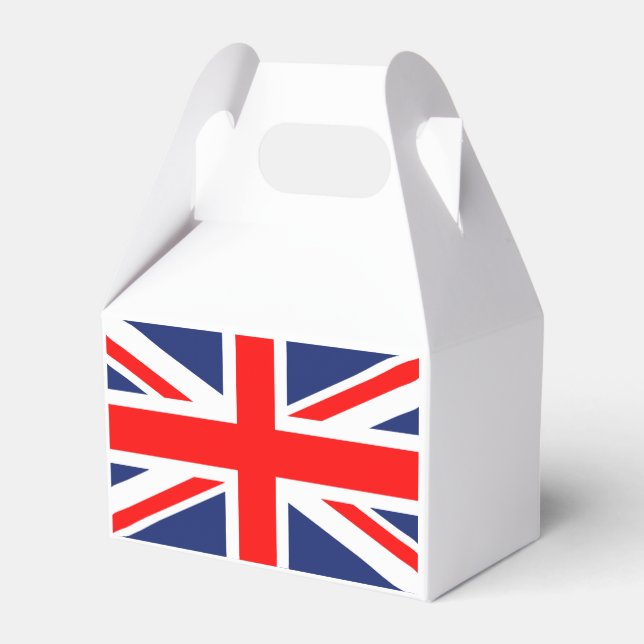 Union Jack Favor Box (Back Side)