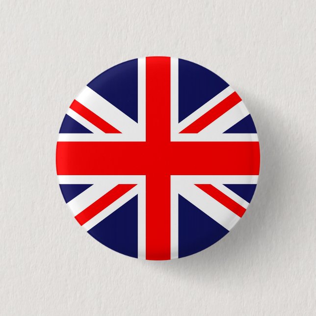 Union Jack flag 1 Inch Round Button (Front)