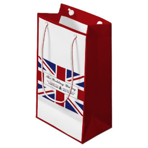 Union Jack Flag British Wedding Small Gift Bag