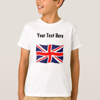 Union Jack Flag - Customizable With Your Text! T-Shirt