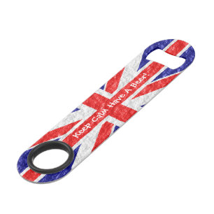 Union Jack Flag Design Bar Key