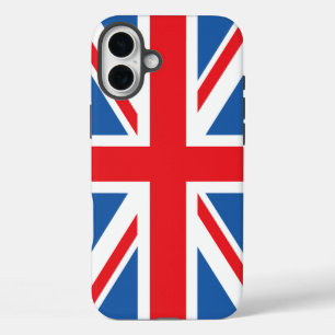Union Jack/Flag Design iPhone 16 Plus Case
