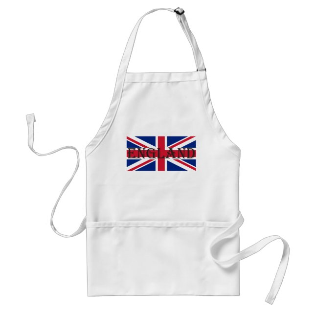 Union Jack Flag England aprcn Standard Apron (Front)