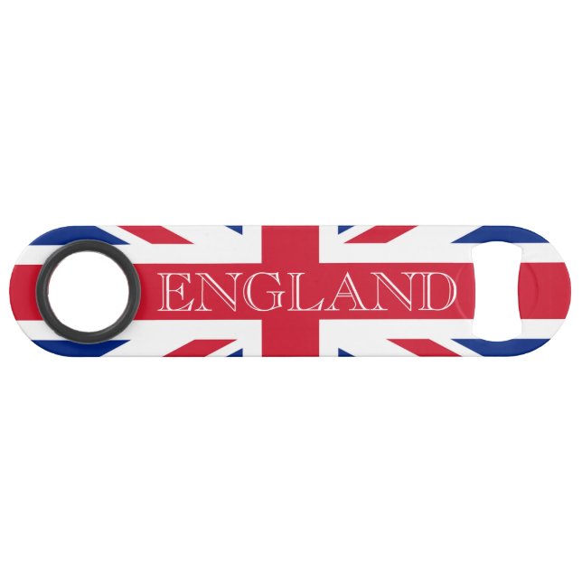 Union Jack Flag England Bottle Opener arc5 Bar Key (Front (Horizontal))
