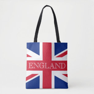 Union Jack Flag England stcn Tote Bag