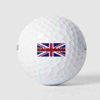 Union Jack Flag England wu gbcnt Golf Balls