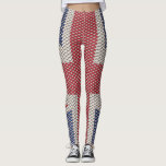Union Jack Flag Fishnet Pattern Leggings<br><div class="desc">Union Jack flag fishnets pattern with a skin effect background leggings</div>