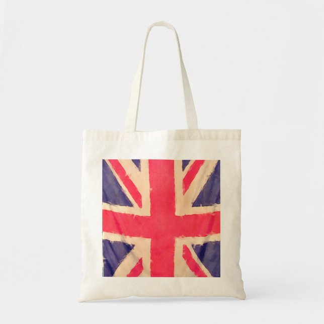 UNION JACK FLAG grunge Tote Bag (Front)