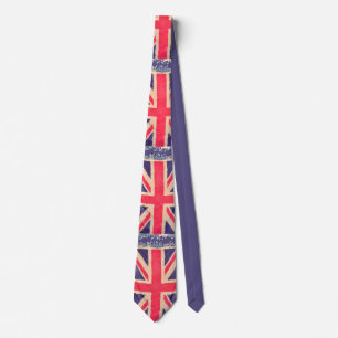 UNION JACK FLAG grunge + your idea Tie