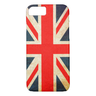Union Jack Flag in Grunge Case-Mate iPhone Case