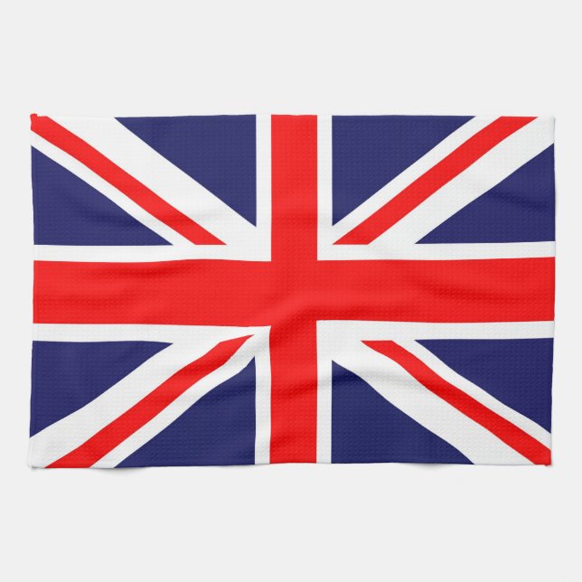 Union Jack flag Kitchen Towel (Horizontal)