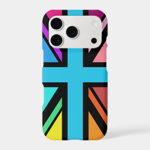 Union Jack/Flag Multicolored+Black Design
