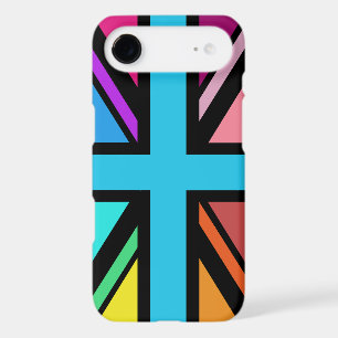 Union Jack/Flag Multicolored+Black Design
