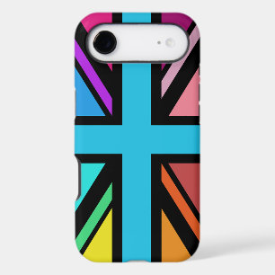 Union Jack/Flag Multicolored+Black Design