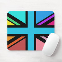 Union Jack/Flag Multicolored+Black Design