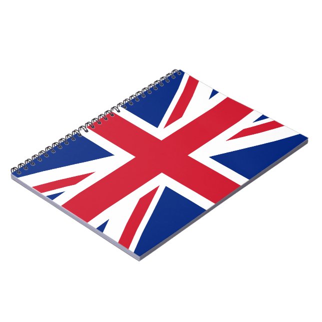 Union Jack Flag Notebook (Left Side)