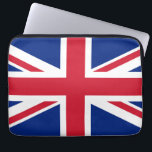Union Jack Flag of England Scotland Ireland Laptop Sleeve<br><div class="desc">The Union Flag,  or Union Jack,  is the national flag of the United Kingdom. It is so called because it combines the crosses of the three countries united under one Sovereign. The kingdoms of England,  Wales,  Scotland and of Ireland since 1921. Flag design is in public domain.</div>