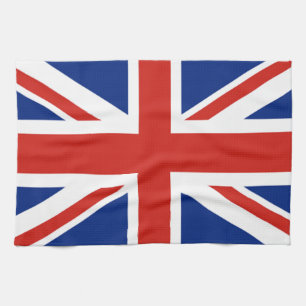 Union Jack - Flag of Great Britain Kitchen Towel