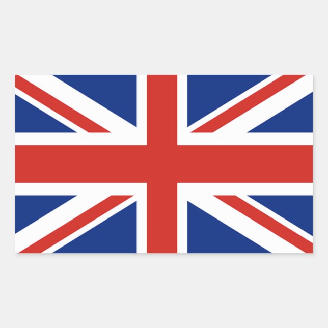 Union Jack - Flag of Great Britain Sticker (Front)
