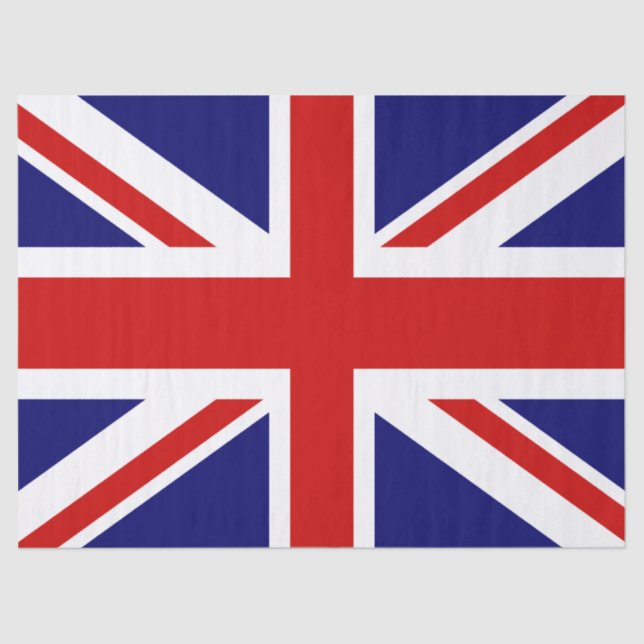 Union Jack Flag of the United Kingdom Tissue Paper (Front)