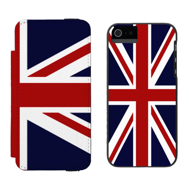 Union Jack Flag of UK Incipio iPhone Wallet Case (Side by Side)