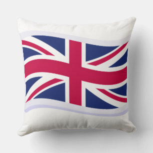 Union Jack Flag on Cushion 50.8 x 50.8 cm 20"x 20"