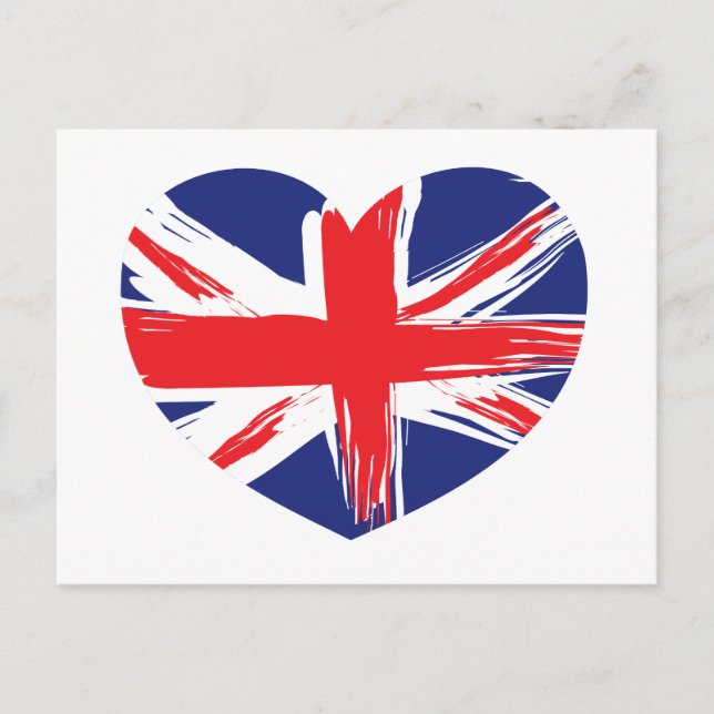 Union Jack Flag Postcard (Front)
