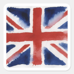 Union jack flag sticker