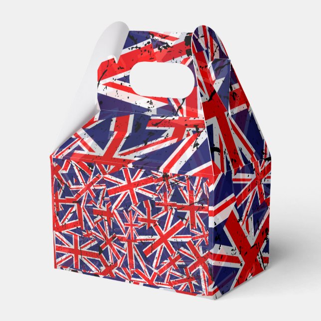 Union Jack Flag | UK Flag | British Flag |   Favor Box (Front Side)