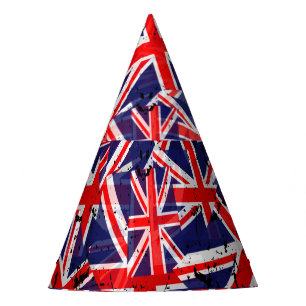 Union Jack Flag UK Flag British Flag Party Hat