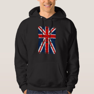 Union Jack Flag Uk United Kingdom Great Britain Br Hoodie
