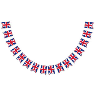 Union Jack Flags, Bunting Banner / United Kingdom