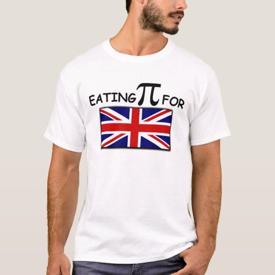 Union Jack funny pi slogan T-Shirt