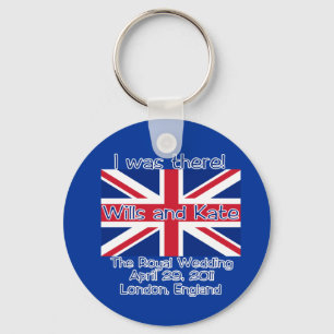 Union Jack I WAS THERE Royal Wedding Tshirt Keychain