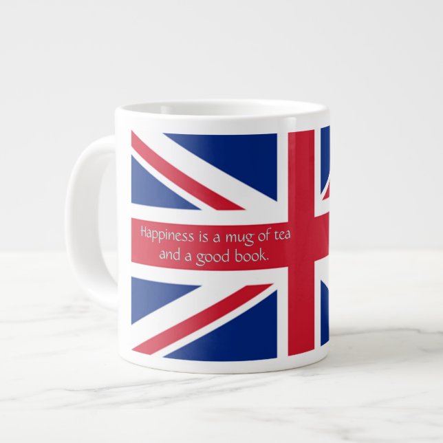 Union Jack Jumbo or  Espresso Specialty Mug (Front Left)