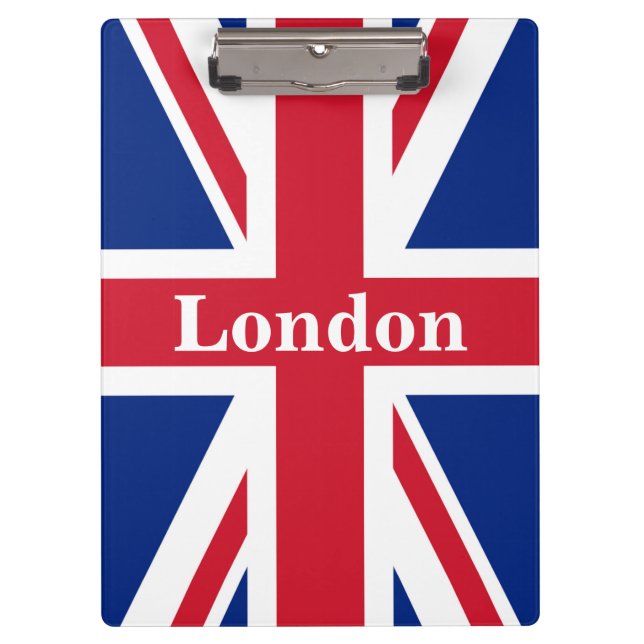 Union Jack London ~ British Flag Clipboard (Front)