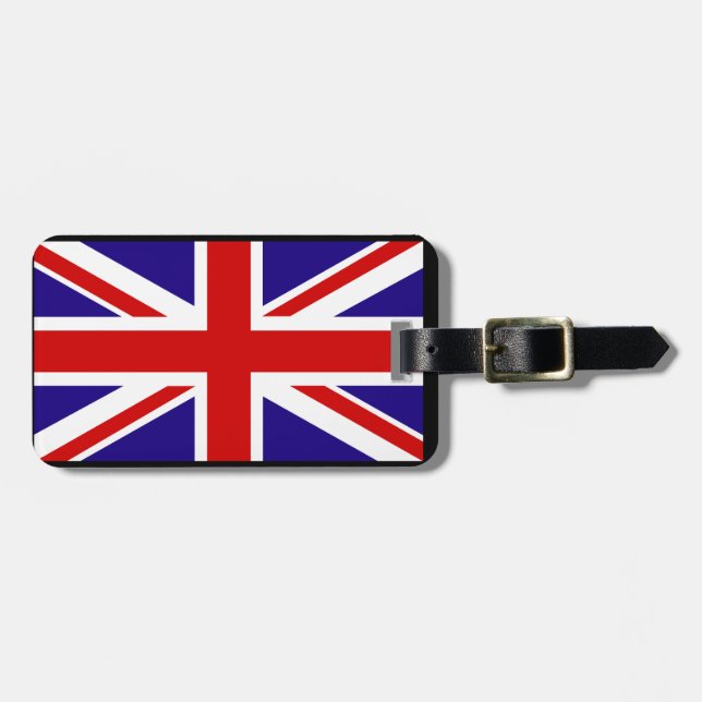 Union Jack Luggage Tag (Front Horizontal)
